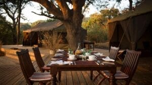 Chada Katavi Camp Dining