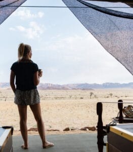 Camp Sossus Tent View