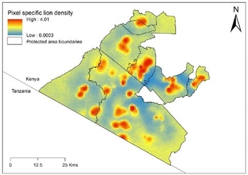 Mara Conservancies Lion Study Area map 2 | Gamewatchers Safaris