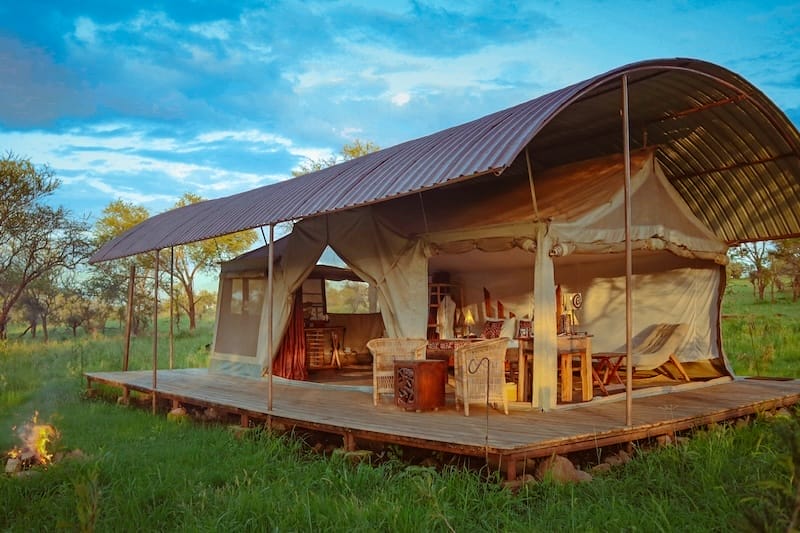 Asanja Moru Camp - tent exterior