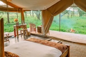 Asanja Moru Camp - tent interior