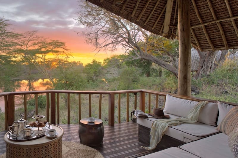 Finch Hatton's Deck at Sunrise