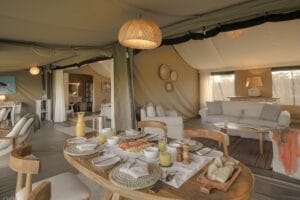 Kicheche Bush Olare Camp Family Tent Interior