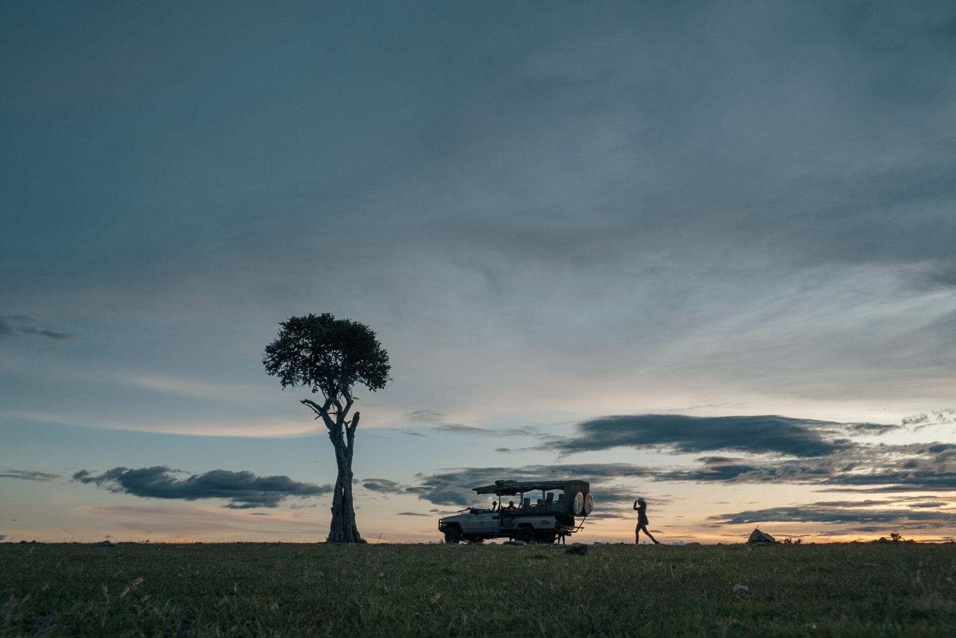 Porini Lion Camp Sunset Walk