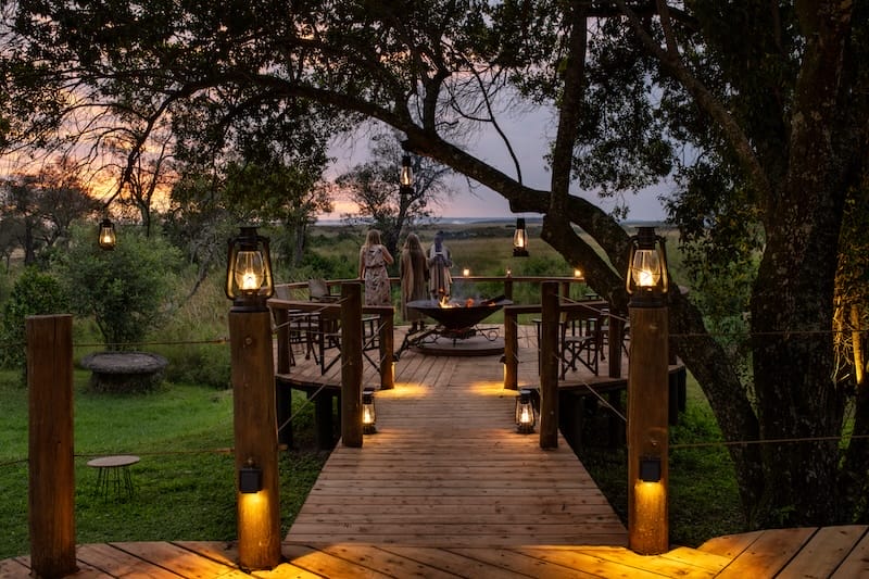 Entim Private Camp - Firepit