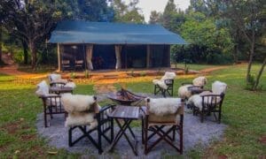 Nairobi Tented Camp Firepit & Seating