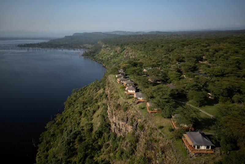 The Cliff - Ariel View