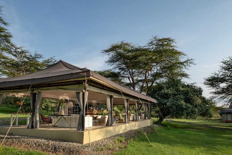 The Cliff - dining tent