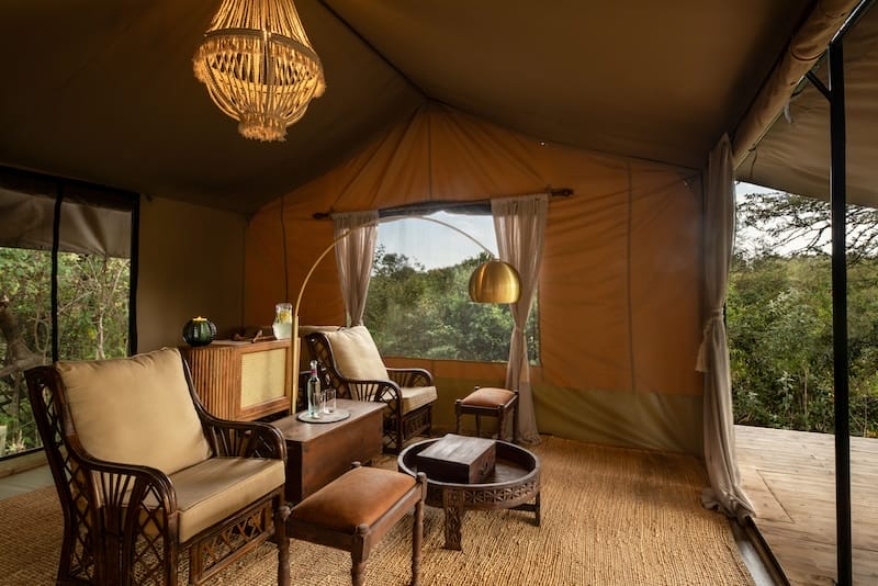 Lerai Safari Camp - Lounge Area