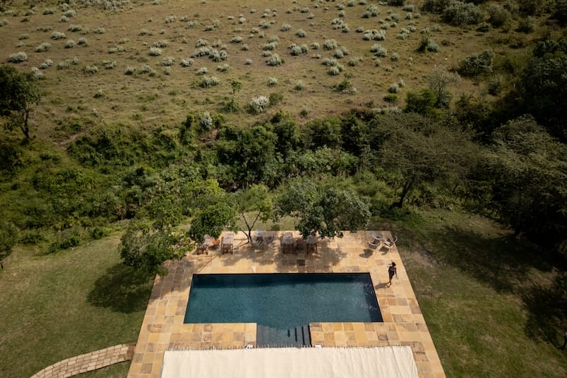 Lerai Safari Camp - Ariel View