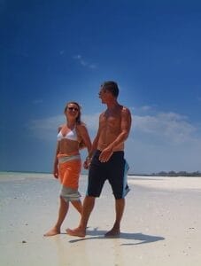 Pinewood Village Couple on the beach