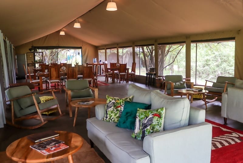 Porini Mara Camp - Mess Tent