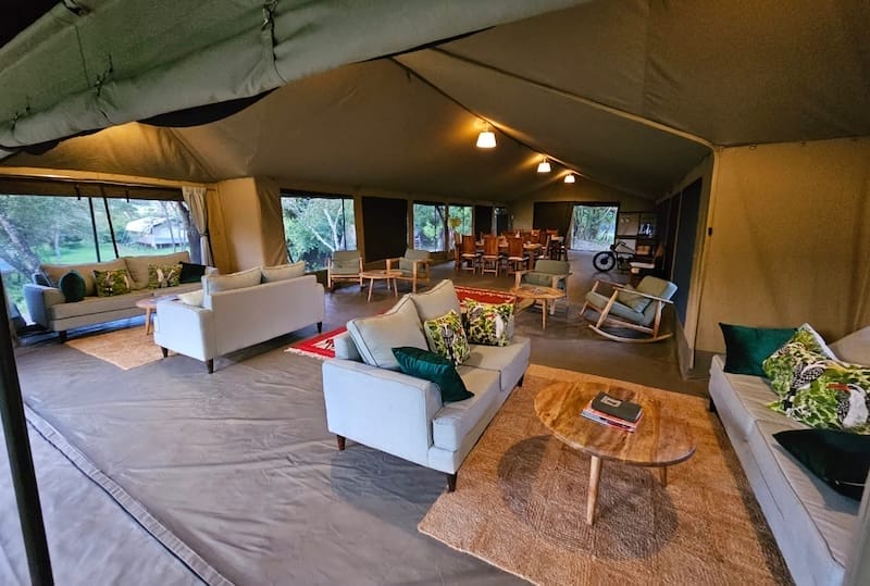 Porini Mara Camp - Mess Tent