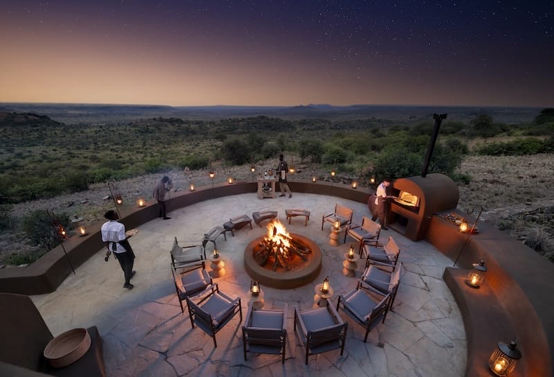 &Beyond Suyian Lodge - Firepit - photo copyright &BEYOND