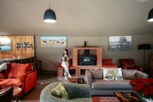 Nairobi Tented Camp - Guest Lounge - photo credit Céline and Sacha
