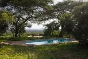 Swimming pool at Lentorre Lodge in Kenya