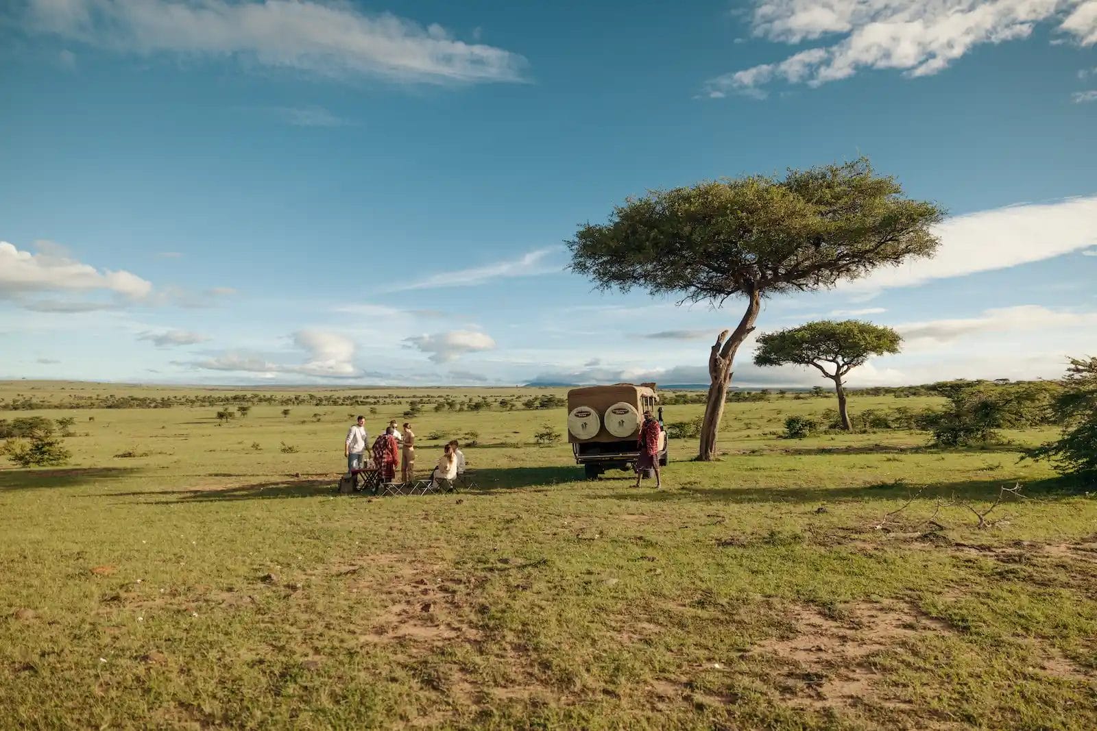 Bush breakfast from Porini Lion Camp in Olare Motorogi Conservancy in Kenya - photo credit Christian Ghammachi