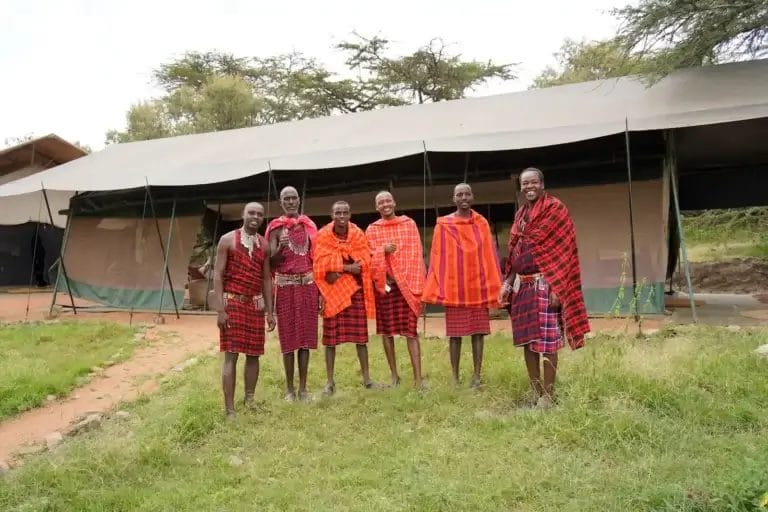 Maasai team from Porini Giraffe Camp in Ripoi Conservancy in Kenya - photo credit Travel TomTom