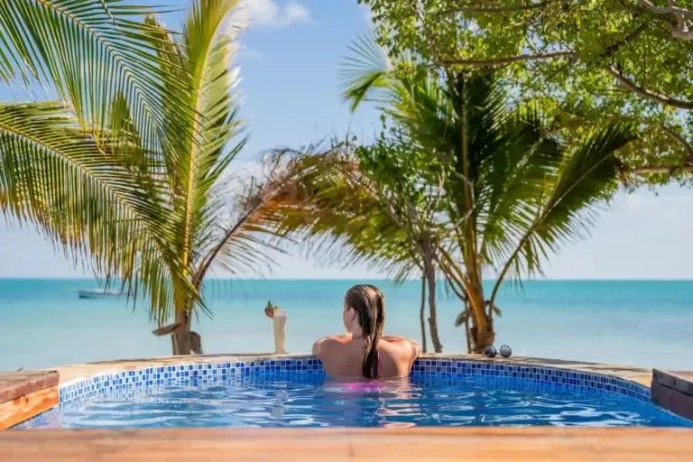 Plunge pool at Azure Benguela, Mozambique