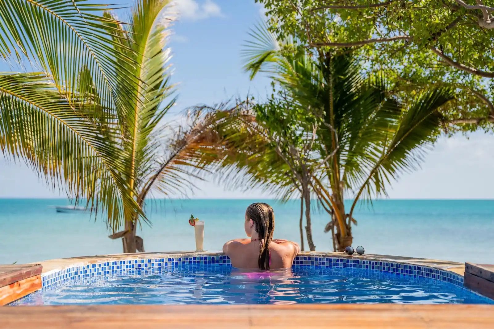 Plunge pool at Azure Benguela, Mozambique