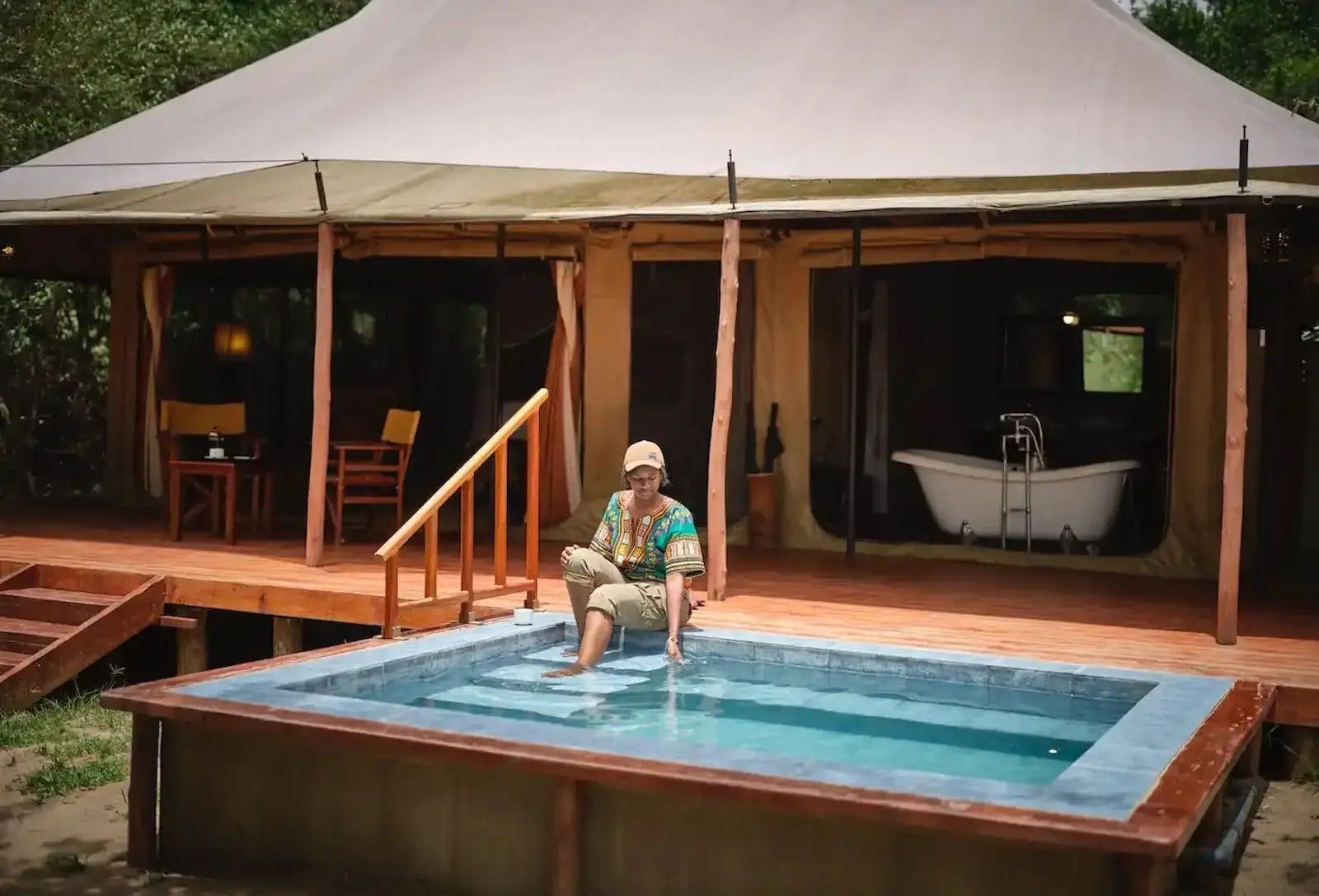 Plunge Pool at Mara Ngenche Camp