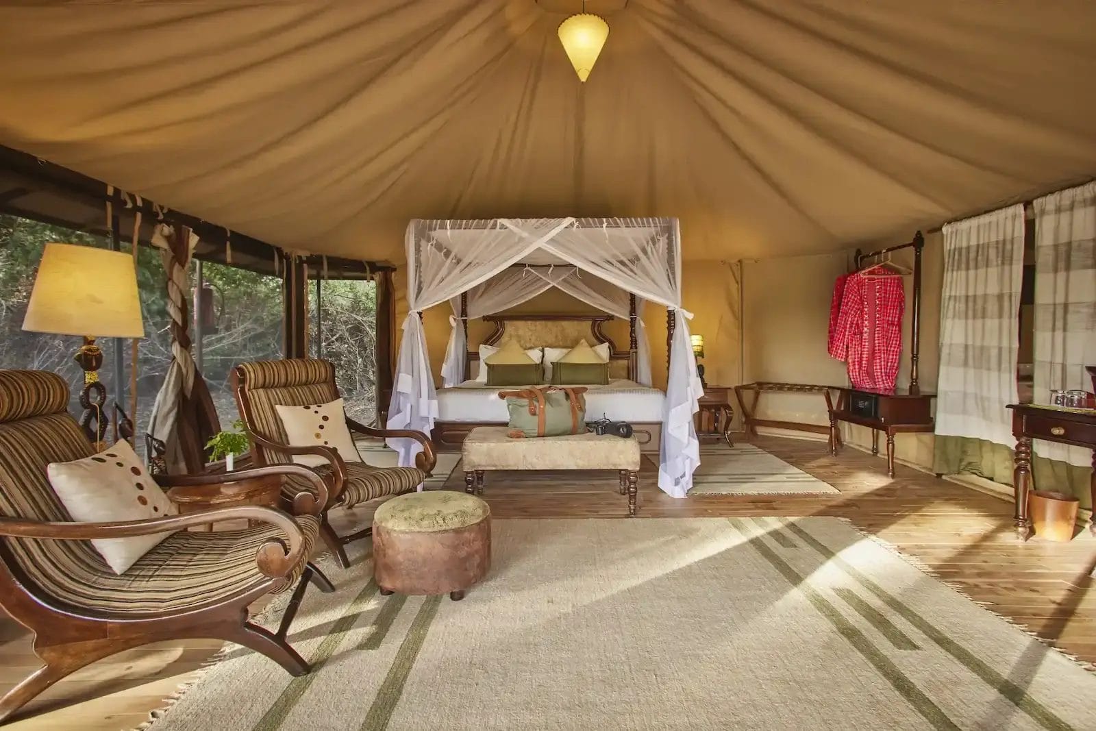 Guest Tent at Mara Ngenche Camp
