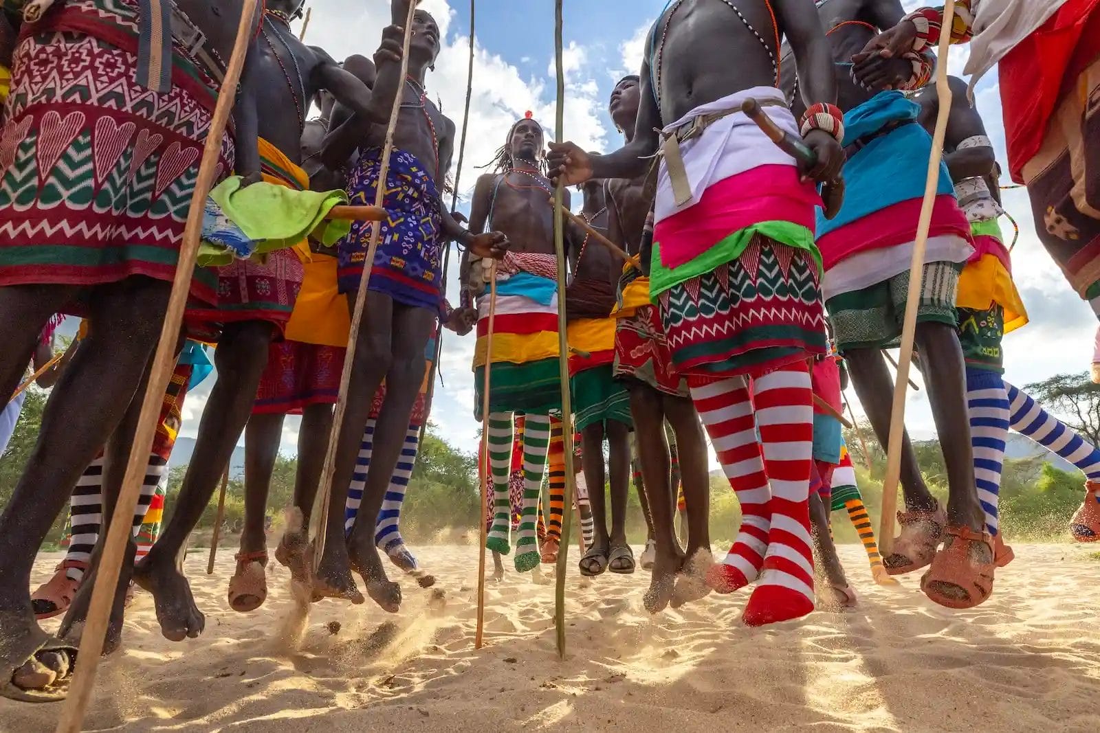 Samburu Warriors at Kalepo Camp in Kenya I Photo credit @mpoliza