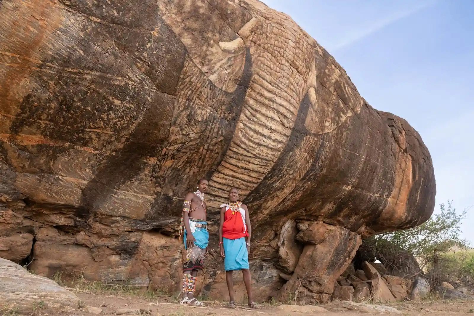 Elephant Rock at Reteti House in Kenya I photo credit Simon Pocock.