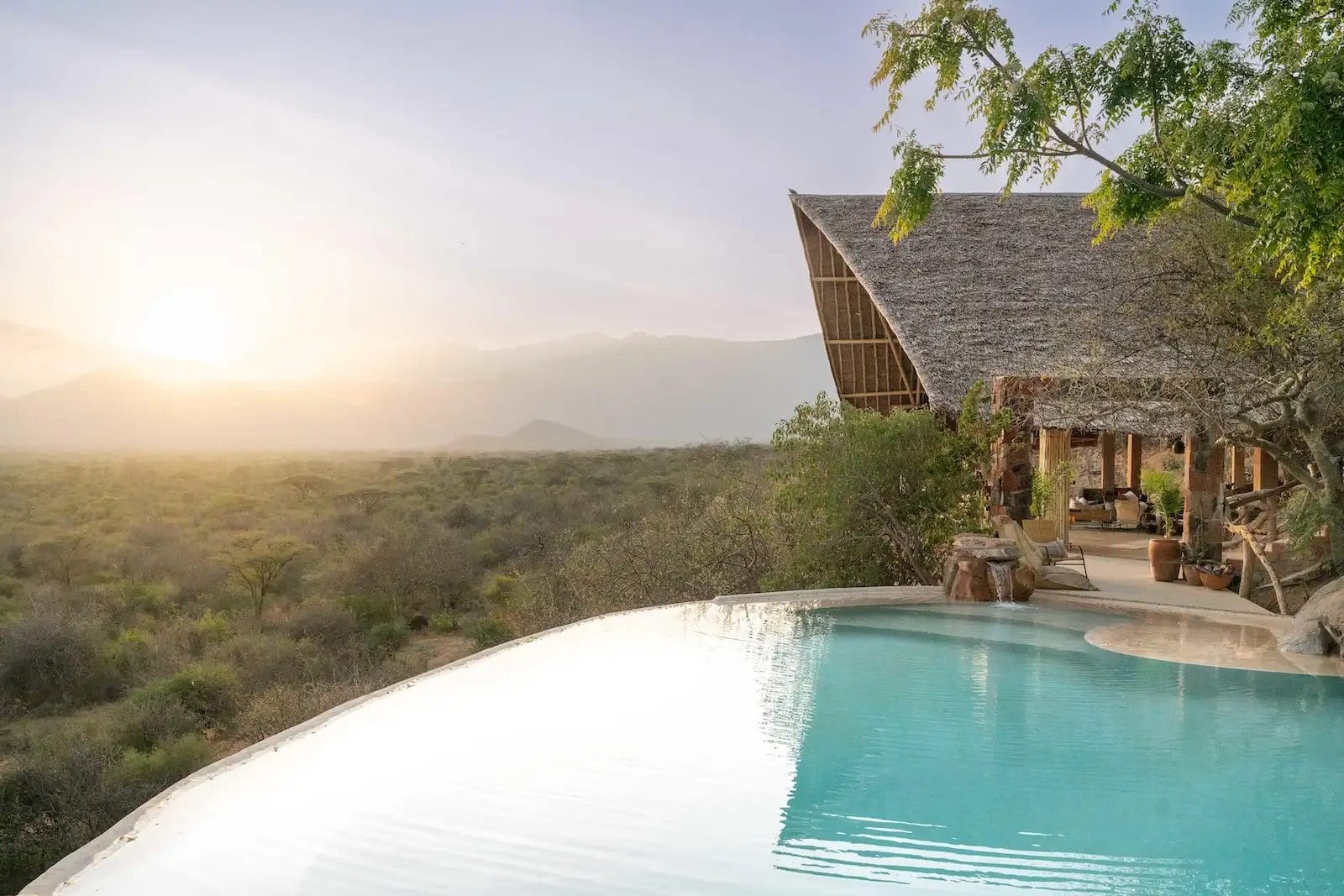 Infinity pool at Reteti House in Kenya I photo credit Simon Pocock.