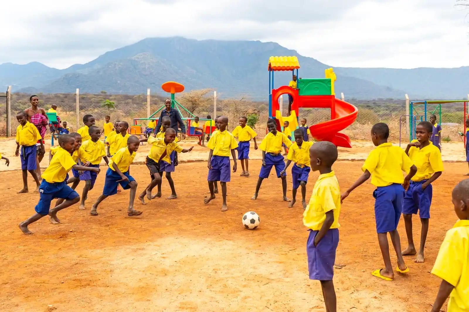 Community school children at Kalepo Camp Kenya